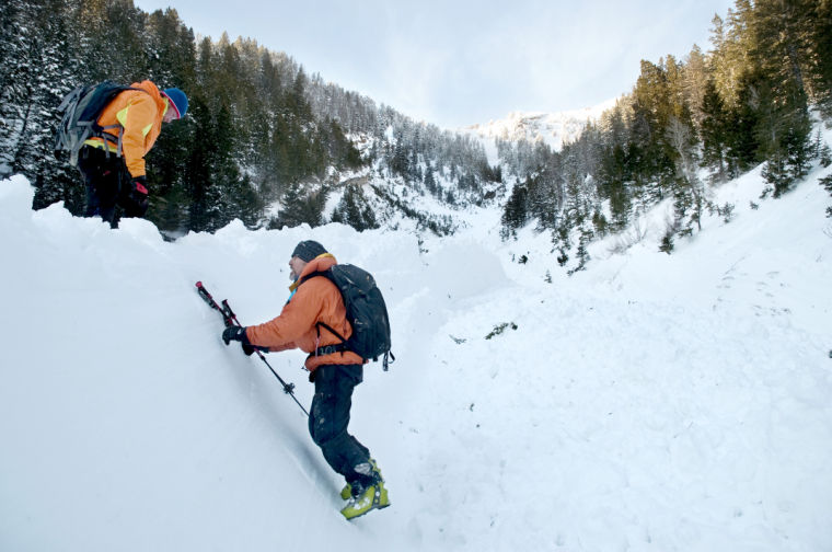Avalanche on Taylor Mountain